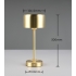 JEFF LED ZŁOTA MAT LAMPA PRZENOŚNA  RL R59151108